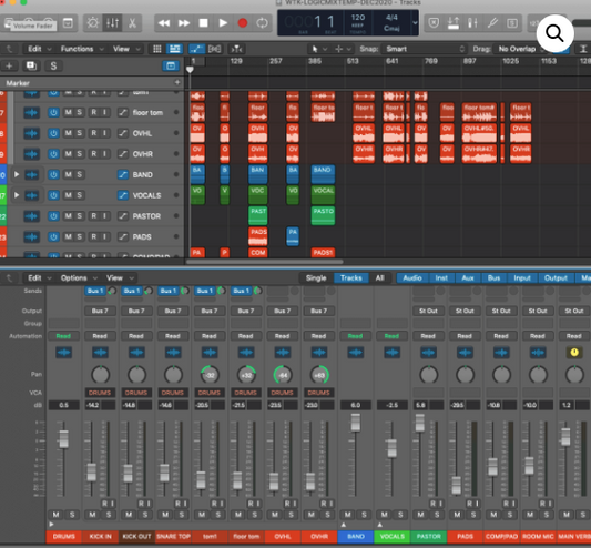 WTK LOGIC MIX TEMPLATE DEC 2020 - With Audio Samples