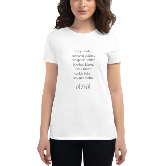 Gift for Mom Mother's Day T Shirt Pretty Love Mom Shirt
