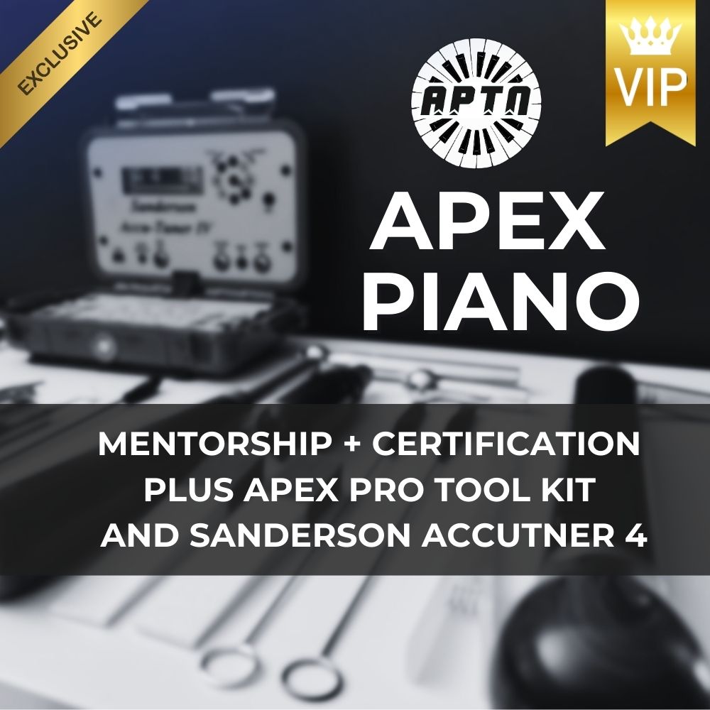 Apex Mentorship Program PLUS Master Piano Technicians Tool Case + Accutuner 4