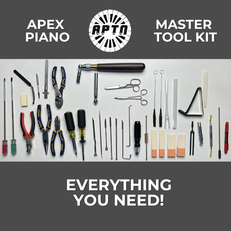 Apex Mentorship Program PLUS Master Piano Technicians Tool Case + Accutuner 4