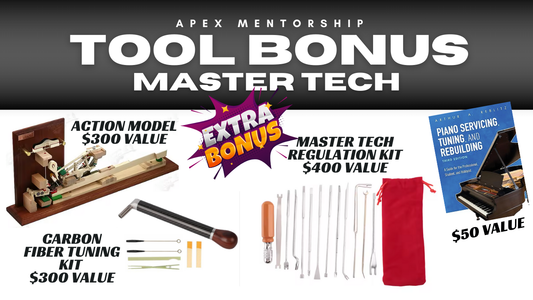 Complete Apex Master Piano Technician Certification Mentorship - Webinar Special Offer
