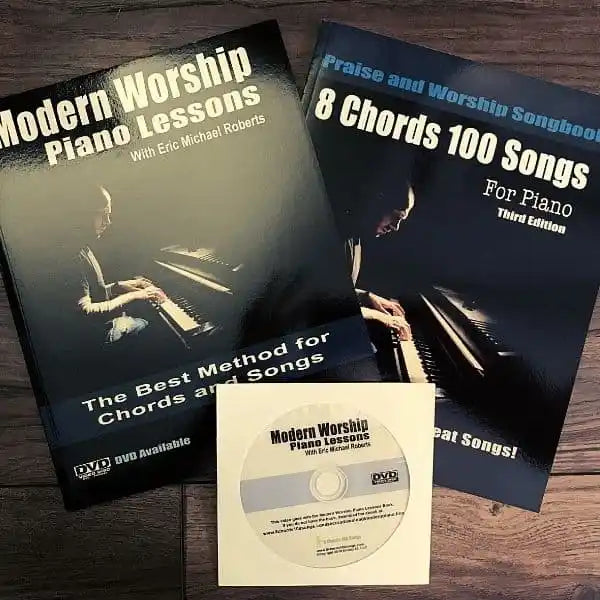 Worship Piano Home Study Course + 8 Chords Success Kit Bundle