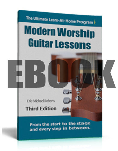 Modern Worship Guitar Lessons - EBOOK